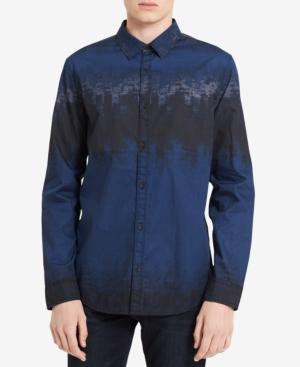 Calvin Klein Jeans Men's Night Reflection Abstract-print Shirt