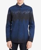 Calvin Klein Jeans Men's Night Reflection Abstract-print Shirt