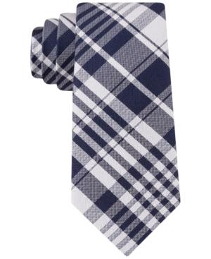 Tommy Hilfiger Men's Arctic Plaid Slim Tie