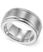 Triton Men's Stainless Steel Ring, 9mm Wedding Band