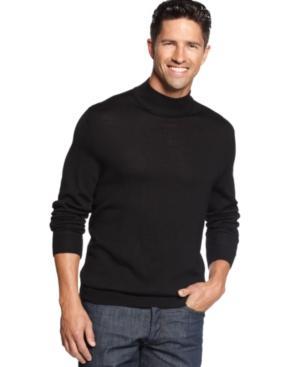 Club Room Big And Tall Merino-blend Mock-neck Sweater