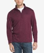 Izod Men's Advantage Performance Stretch Quarter-zip Sweater