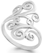 Giani Bernini Swirl Filigree Ring In Sterling Silver