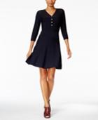 Tommy Hilfiger Illusion A-line Sweater Dress