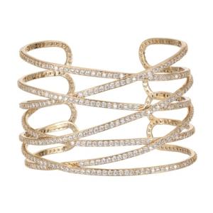 Nina Overlapping Scuptural Cuff