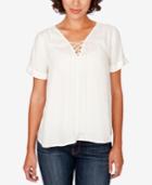 Lucky Brand Lace-up Top