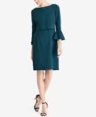American Living Crepe Bell-sleeve Dress