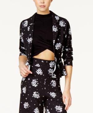 Shift Juniors' Printed High-low Peplum Jacket