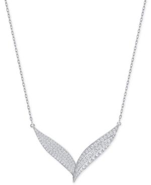Swarovski Fortunately Rhodium-plated Crystal Pave Necklace
