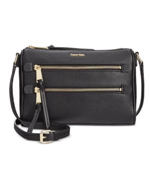 Calvin Klein Zippered Pebble Crossbody