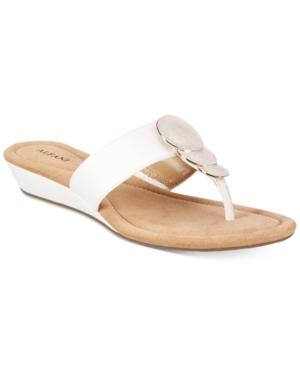 Alfani Women's Fleurr Wedge Sandals, Only At Macy's Women's Shoes