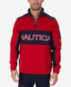 Nautica Men's Signature Quarter-zip Sweatshirt