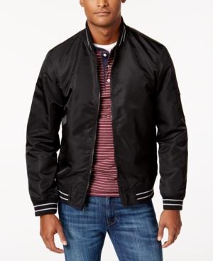 American Rag Men's Satin Bomber Jacket, Created For Macy's