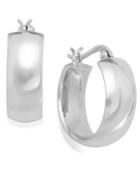 Giani Bernini Bold Hoop Earrings In Sterling Silver