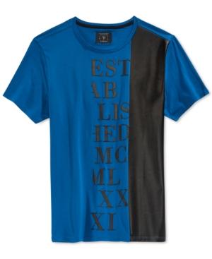 Guess Asymmetrical Colorblocked Side Logo T-shirt