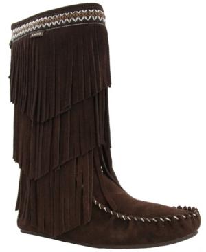 Lamo Women's Virginia Tall Fringe Boots Women's Shoes