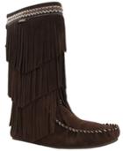 Lamo Women's Virginia Tall Fringe Boots Women's Shoes