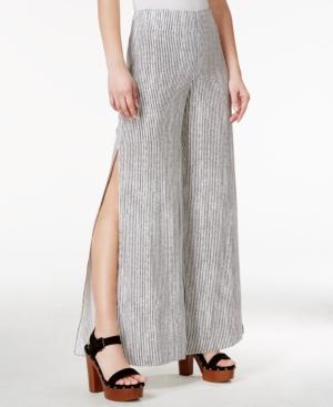 Guess Jen Striped Open-leg Palazzo Pants