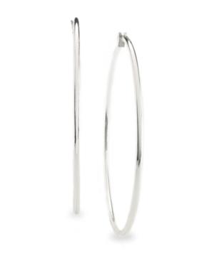 Style&co. Earrings, Silver-tone Extra Large Hoop Earrings