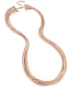 Kenneth Cole New York Tri-tone Multi-row Necklace, 35 + 3 Extender