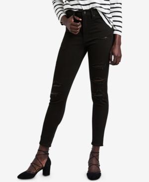 Levi's Extra-high-rise Ripped Skinny Jeans