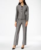 Le Suit Melange Peak-collar Pantsuit