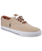 Polo Ralph Lauren Shoes, Vaughn Canvas And Leather Sneakers Men's Shoes