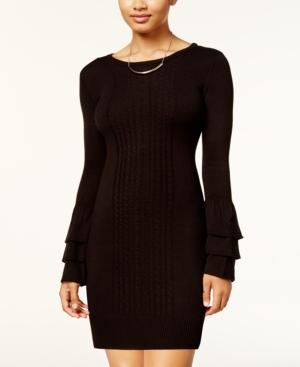 Bcx Juniors' Tiered-sleeve Sweater Dress