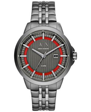 Ax Armani Exchange Men's Copeland Gray Stainless Steel Bracelet Watch 44mm Ax2262