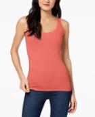 Maison Jules Ribbed Tank Top, Created For Macy's