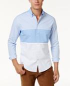 Tommy Hilfiger Men's Custom-fit Colorblocked Shirt