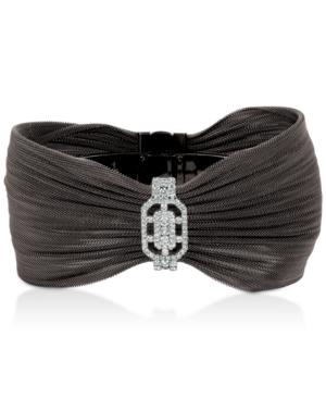 Le Vian Red Carpet Diamond Bangle Bracelet (7/8 Ct. T.w.) 14k White Gold And Black Ion-plated Stainless Steel