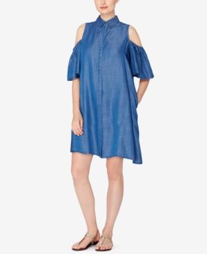 Catherine Catherine Malandrino Off-the-shoulder Shirtdress