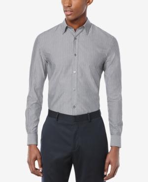 Perry Ellis Men's Wide Stripe Long-sleeve Shirt