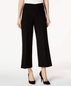 Kasper Cropped Wide-leg Pants