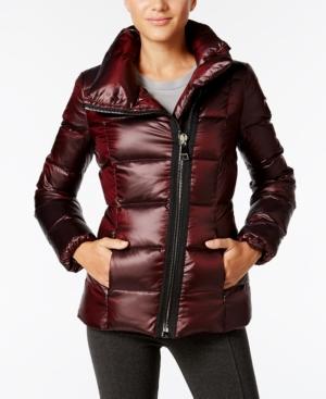 Calvin Klein Asymmetrical-zipper Puffer Coat