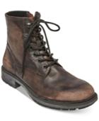 Self Made By Steve Madden Men's Smoky Leather Boots Men's Shoes