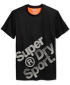 Superdry Men's Sport Runner Graphic-print Logo T-shirt