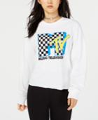 Freeze 24-7 Juniors' Mtv Crop Long-sleeved Graphic T-shirt