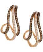 Le Vian Chocolatier Diamond Drop Earrings (3/4 Ct. T.w.) In 14k Rose Gold