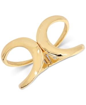Robert Lee Morris Soho Gold-tone Cut-out Bangle Bracelet