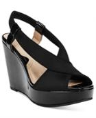 Adrienne Vittadini Catri Platform Wedge Sandals Women's Shoes