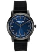 Kenneth Cole New York Men's Black Silicone Strap Watch 44x51mm 10030808