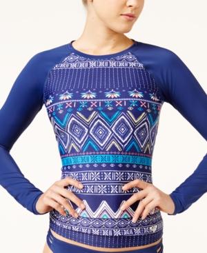 Roxy Exotic Printed Rash Guard Women's Swimsuit