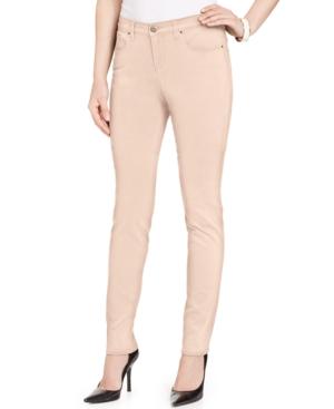 Style & Co. Curvy-fit Colored-wash Skinny Jeans, Only At Macy's