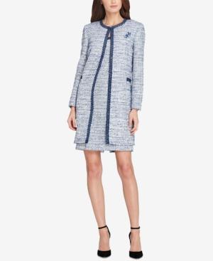 Tahari Asl Boucle Topper Jacket & Sheath Dress