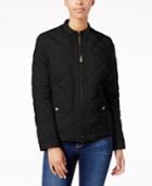 Charter Club Quilted Hardware-detail Jacket, Created For Macy's