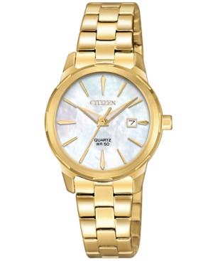 Citizen Women's Quartz Gold-tone Stainless Steel Bracelet Watch 28mm