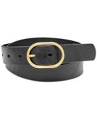 Fossil Embossed Oval Leather Belt