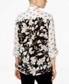 Style & Co. Mixed-print Shirt, Only At Macy's